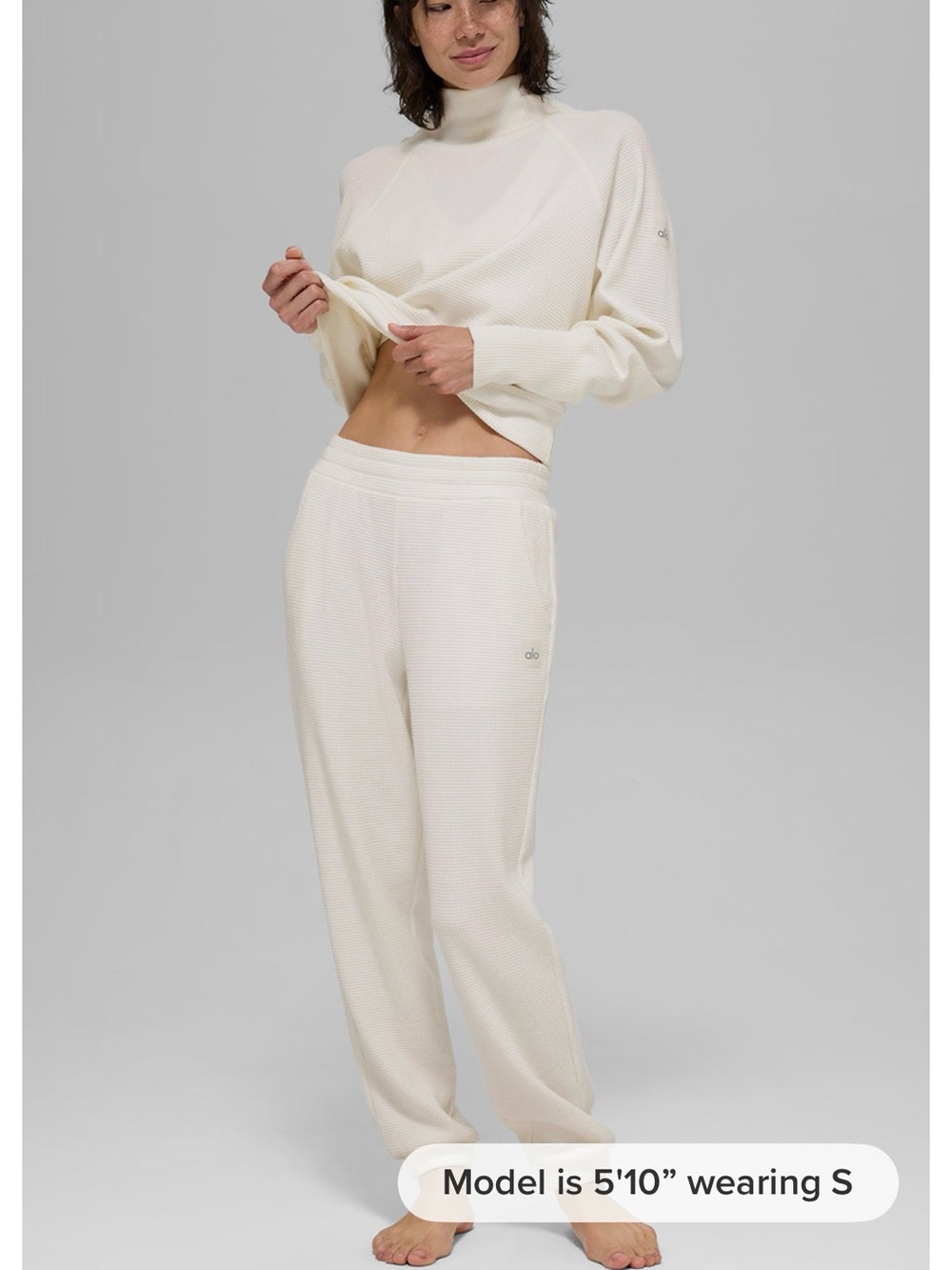 ALO Waffle Weekend Escape jogger